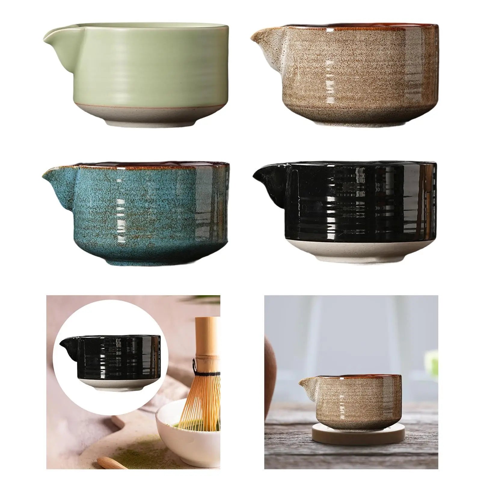 Ceramic Matcha Bowl Mixing Bowl for Japanese Matcha Preparation Tea Lovers