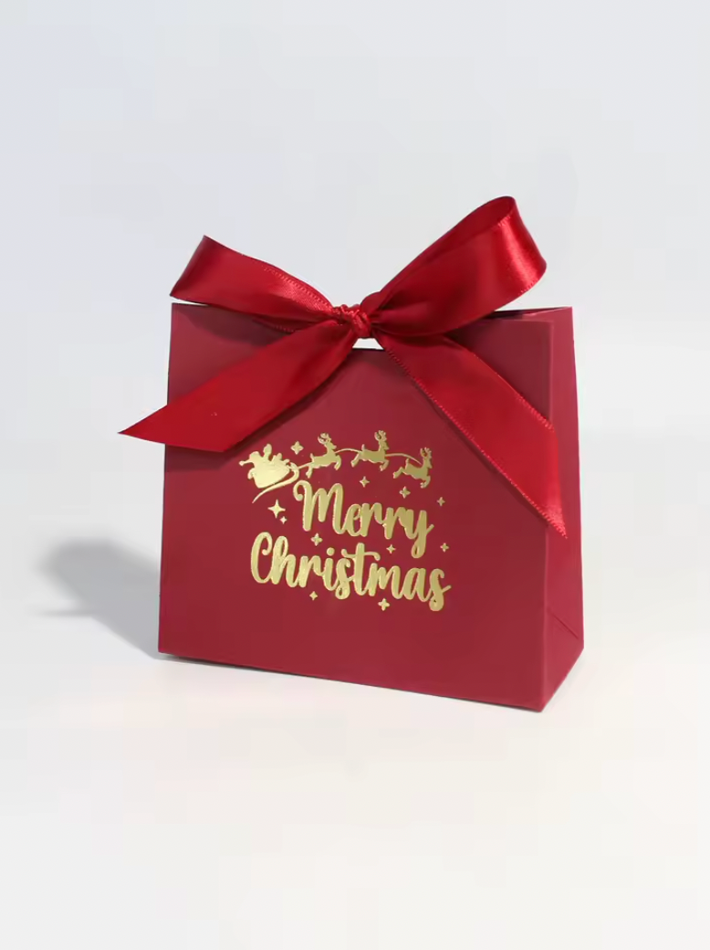 Red Festive Christmas Paper Gift Bags