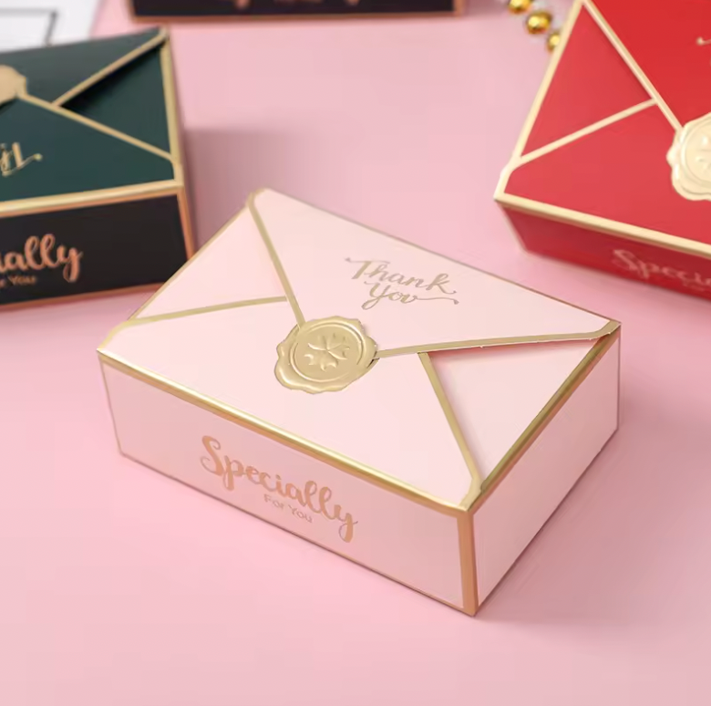 Pink Envelope Shaped Gift Boxes